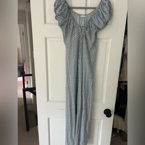 Doen Blue Floral Dress